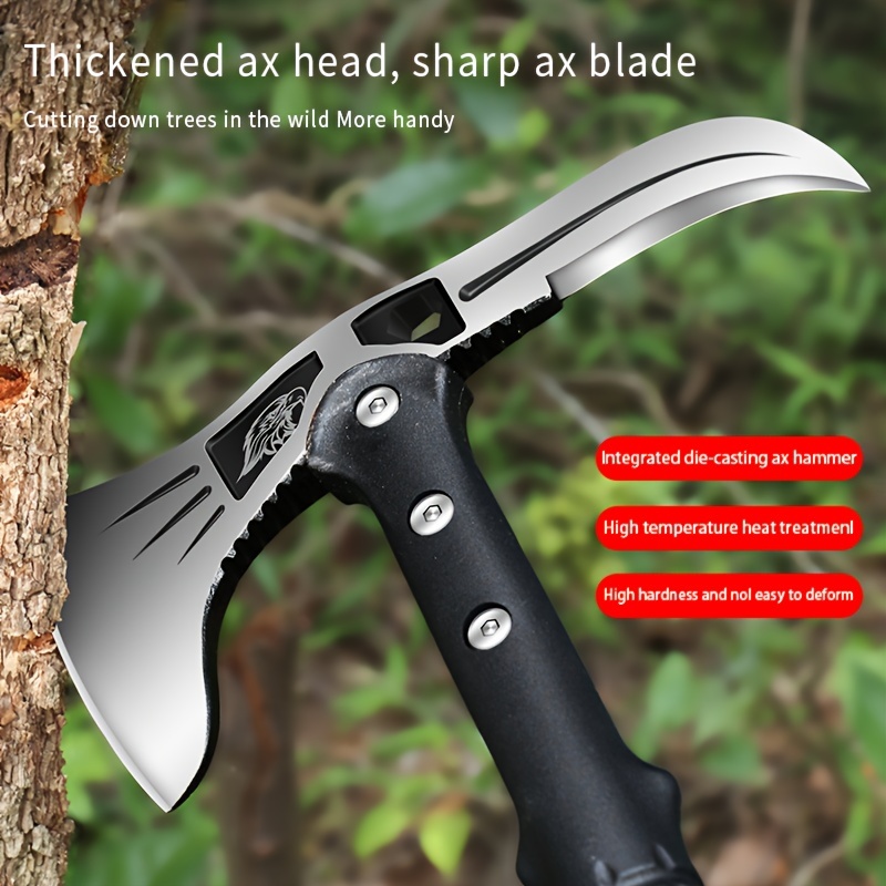 

Multi-tool Ax Hawkbill Ax With Ax Sleeve Non-slip Handle And Rope Ideal For Off-road Camping Survival And Emergency