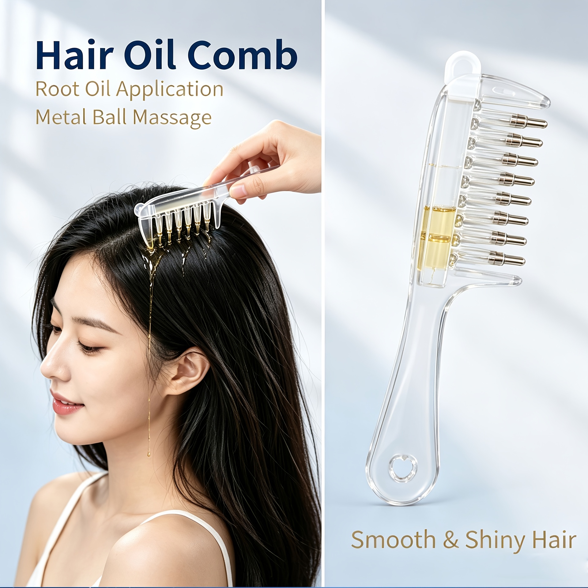 scalp oil applicator comb sold on Temu United States