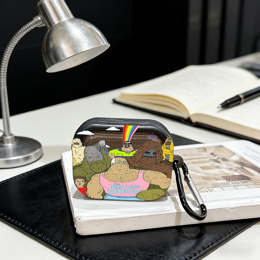 TEMU The Big Lez Show Protective Case For For Airpods 1/2/3/4/pro/, Made Of Lightweight And Durable Tpu Material, Offers Anti-scratch And Shockproof