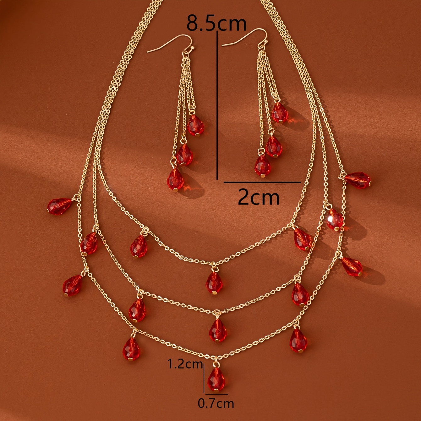 Stylish Women's Earrings & Necklace Set