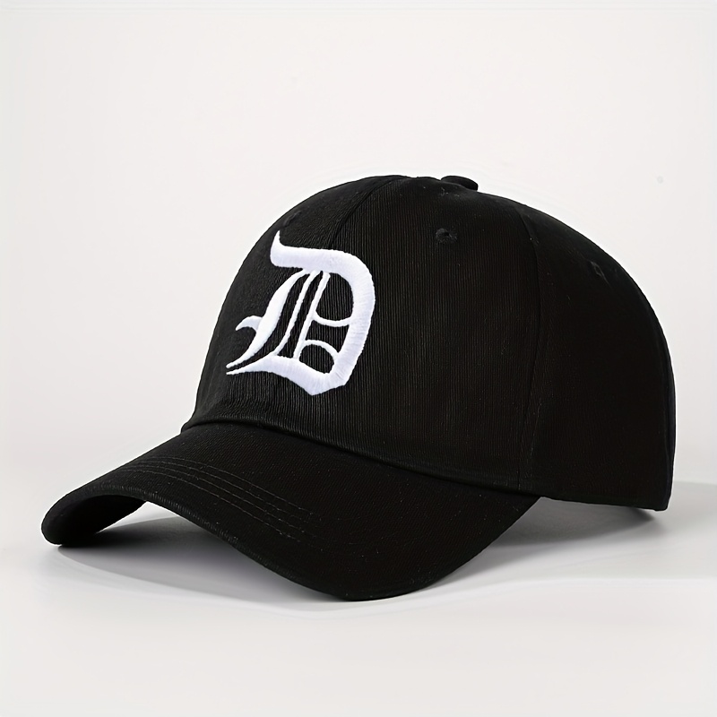 TEMU Embroidered Gothic Letter D Baseball Unisex Trucker Hat Breathable Adjustable Golf Hat Women's Summer Fashion Curved Men's Y2k Couple Hat