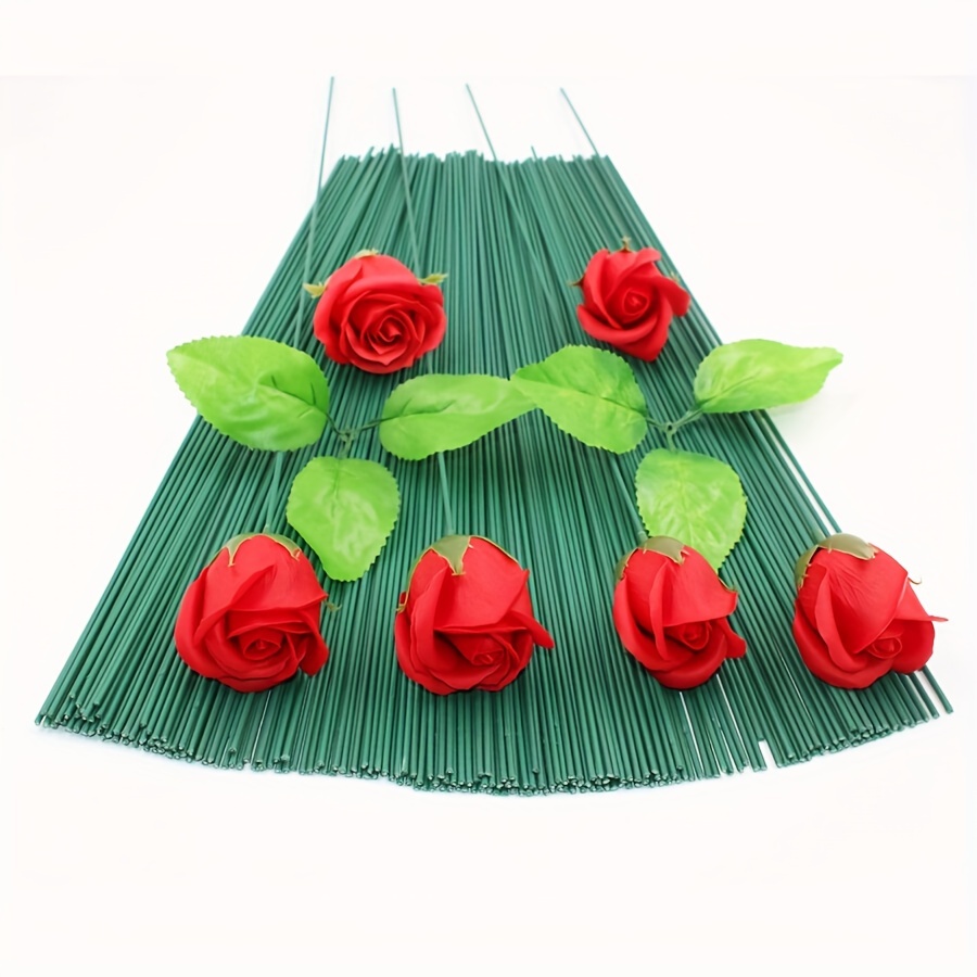 

20pcs Artificial Flower Stems, Metal Floral Picks For Diy Crafts, Home Decor, Tabletop Display - No Container, Electricity-free, Ideal For Christmas, Halloween, Easter, Hanukkah, Thanksgiving