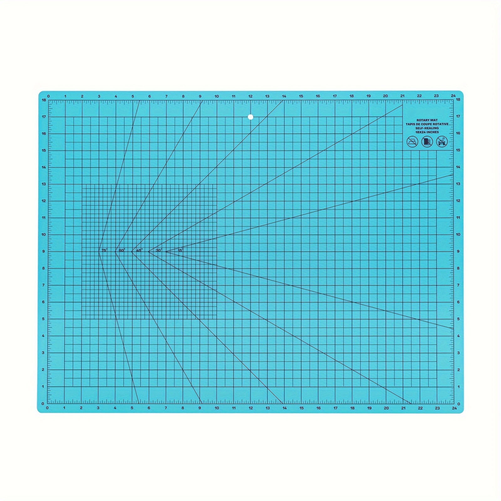 

1pc, A2 Size Double-sided Self-healing High Quality Cutting Mat, Craft, Engraving And Sewing Mat, Pvc Grid Mat, Multi-purpose Cutting Board For Diy Crafts