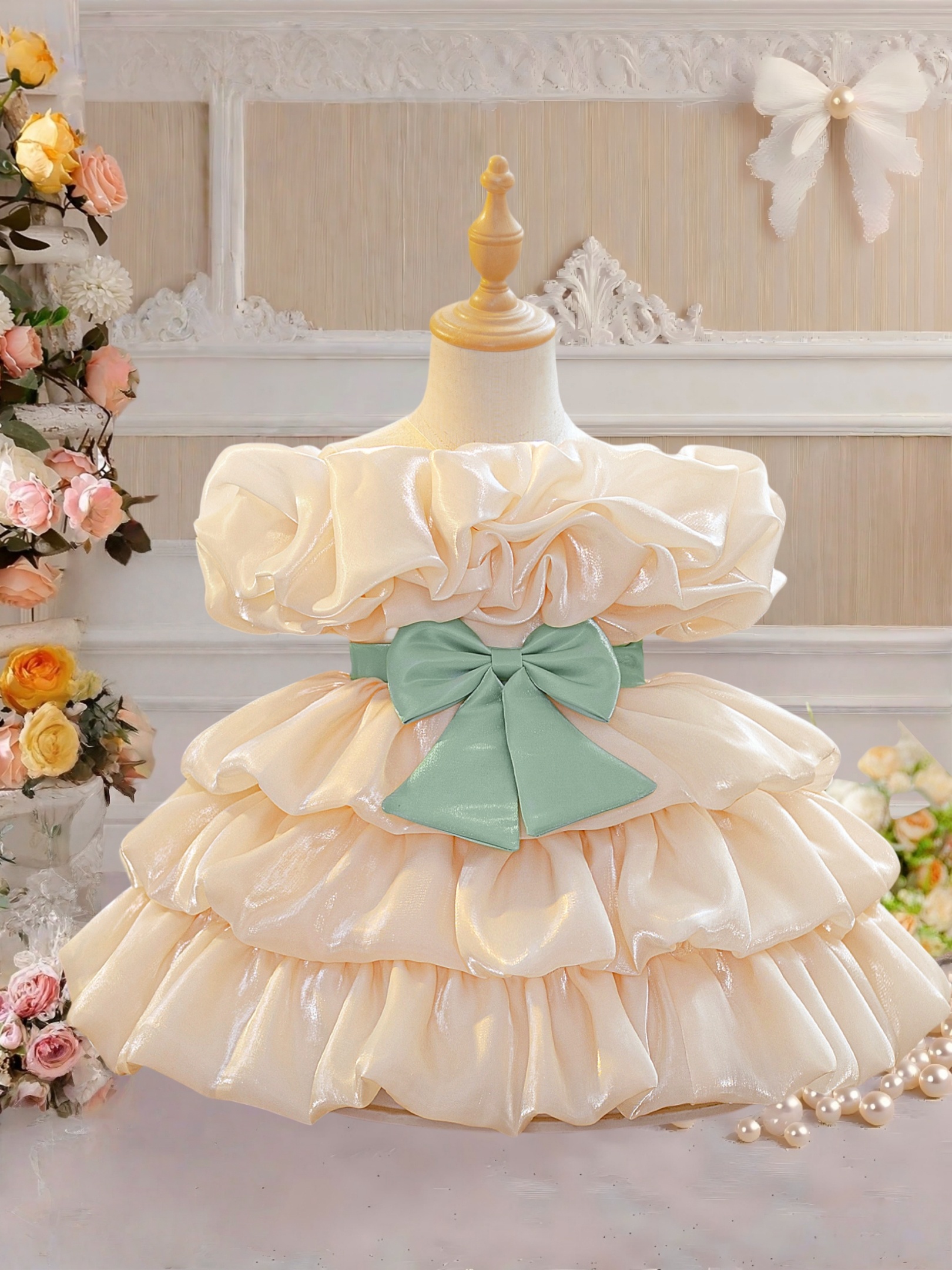 party wear dress for baby girl sold on Temu United States