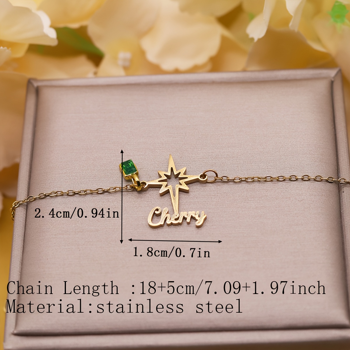 Personalized Shooting Star Name Bracelet, Celestial Gift