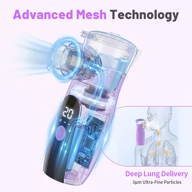 sold separately for adults nebulizer for children handheld for adults with led display and Product details 3