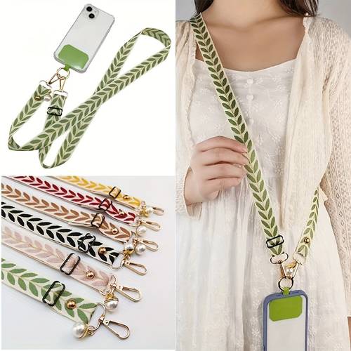 long phone lanyard adjustable crossbody neck strap with a pendant charm suitable for and portable and a great little gift for holiday parties