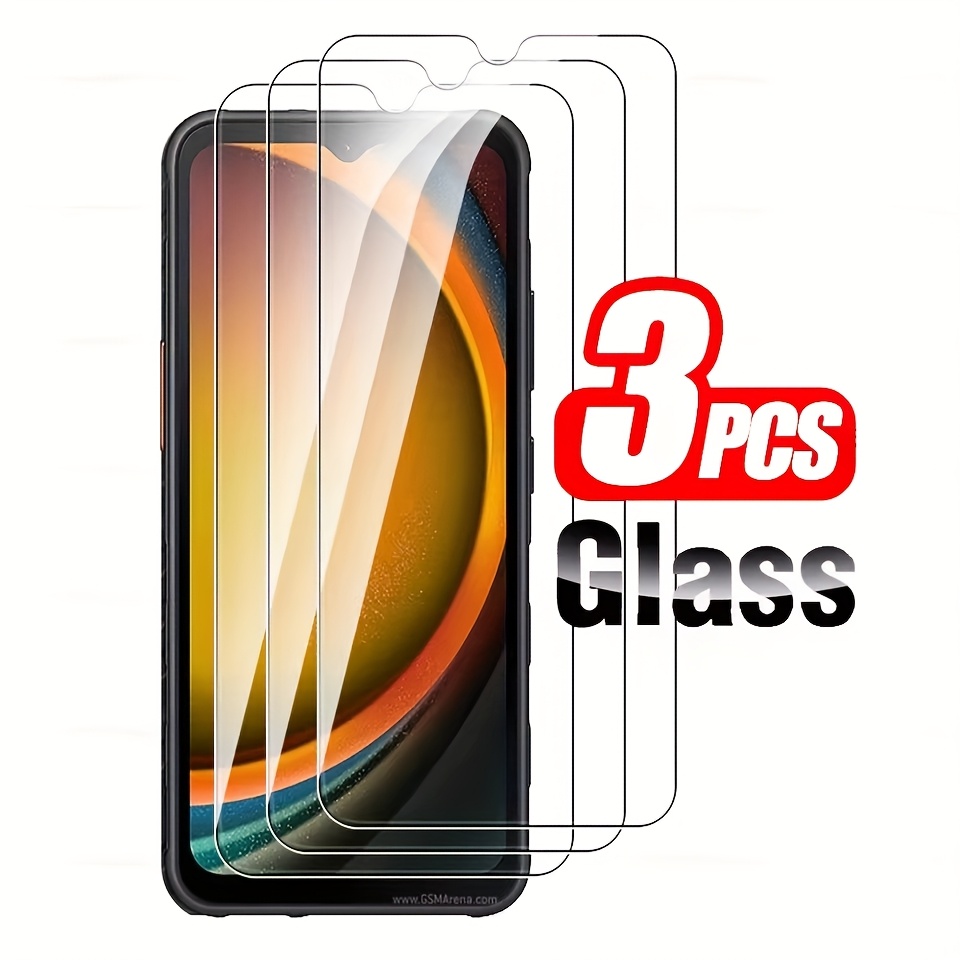 E-shop 3 Stück Gehärtetes Glas für for Samsung Galaxy Xcover7 Bildschirmschutzfolie für for Samsung X Cover7 Pro Schutzfolie