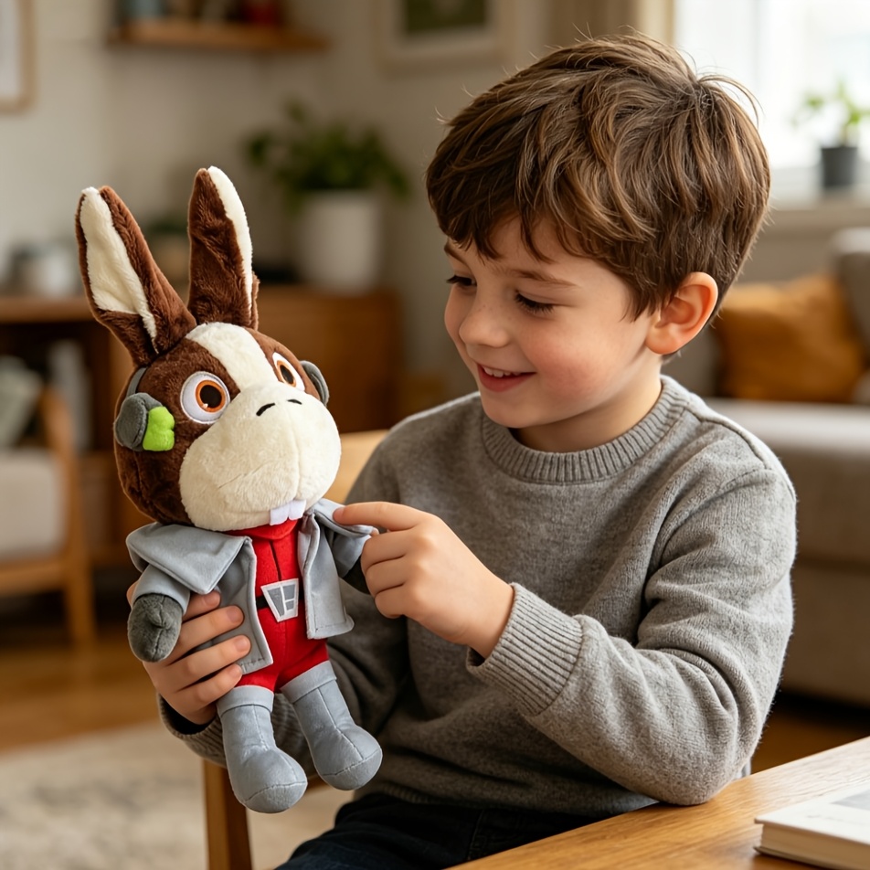 Peppy Hare Star Fox Plush Toy, Cute Space Rabbit