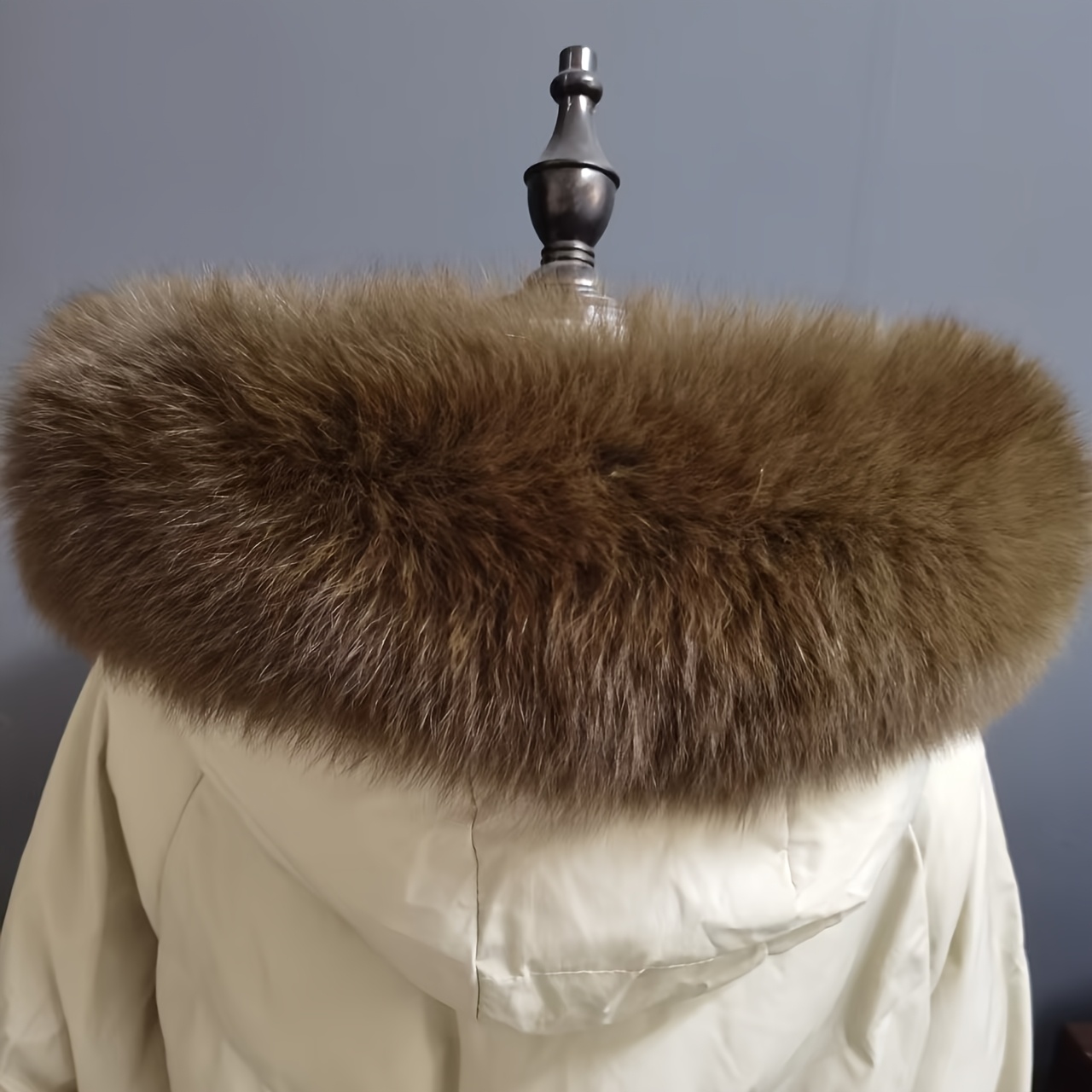Image of 1pc [winter Scarf] Women's Warm Additions, Elegant Scarf, Detachable Hood, Fashionable Winter Additions, Suitable For Coats, Parkas And Jackets, Fashionable Winter Detachable Scarf Neck Warmer