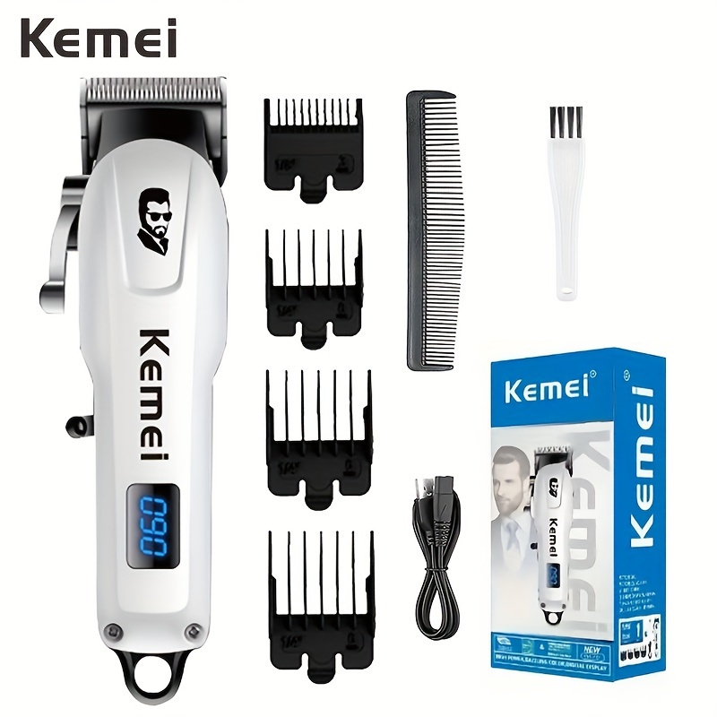 

Kemei 232 Professional Cordless Electrodynamic Hair Clipper With And Detailed Usb Charging For Barbers