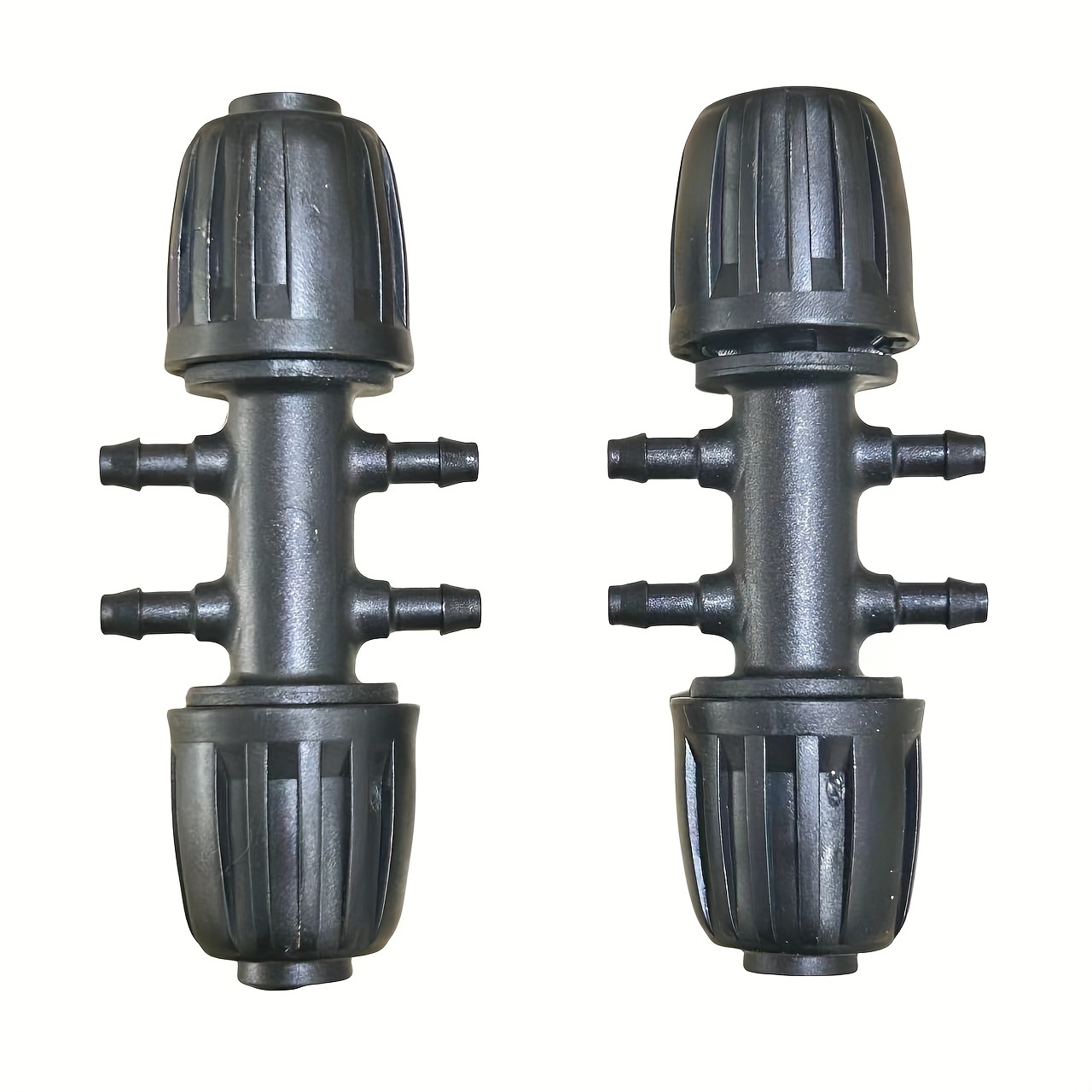 

2pcs, Six-way Adapter Barbed Tee 1/2 Inch To 1/4 Inch Irrigation Tube Anti-drop Fitting ( 13mm Id/ 4mm Id), 16mm Pe Pipe Lock Female Connector To 47mm Pipe Variable Diameter