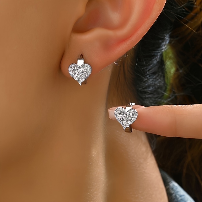 

1 Pay Love Sanding Ear Stainless Steel Material Fashion Ear Ring