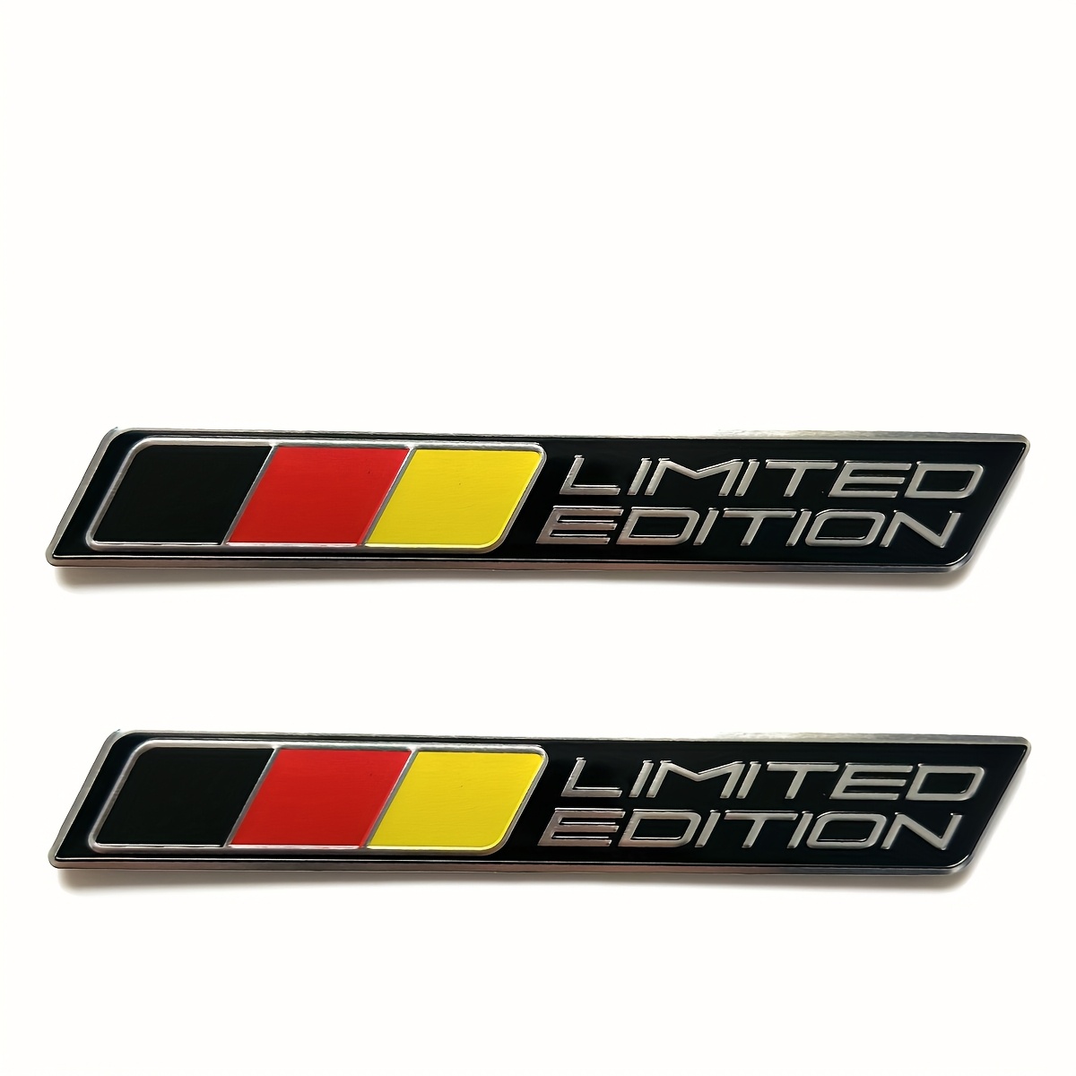 German Flag Color Edition Metal Car Sticker Suitable For Car Trunk Tail Side Body Decoration Decals Additions