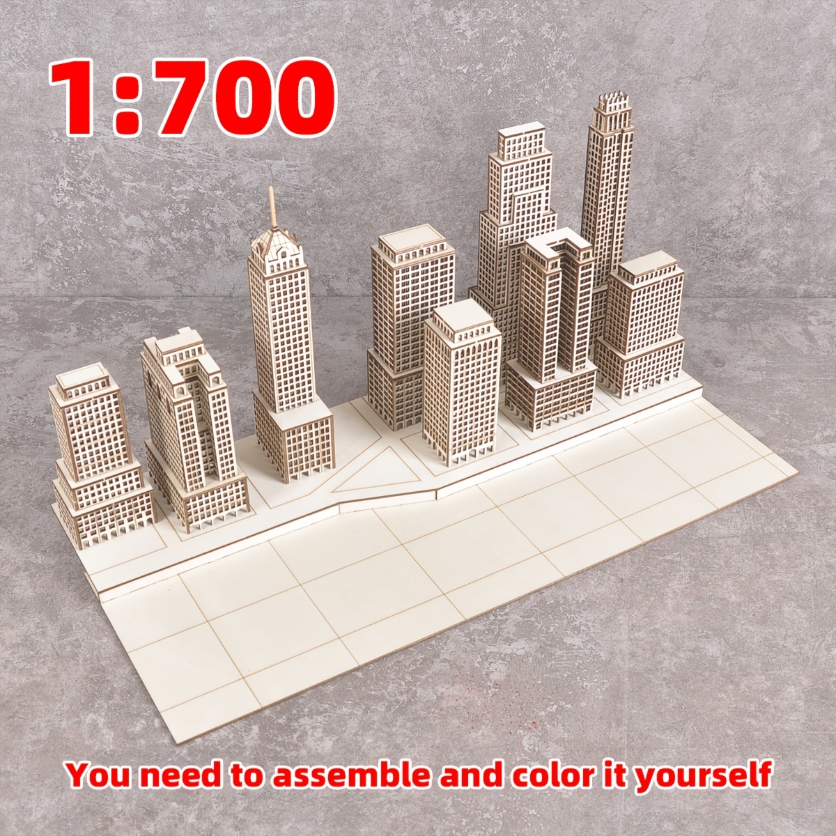 Static Scale Model Kit of Naval Base