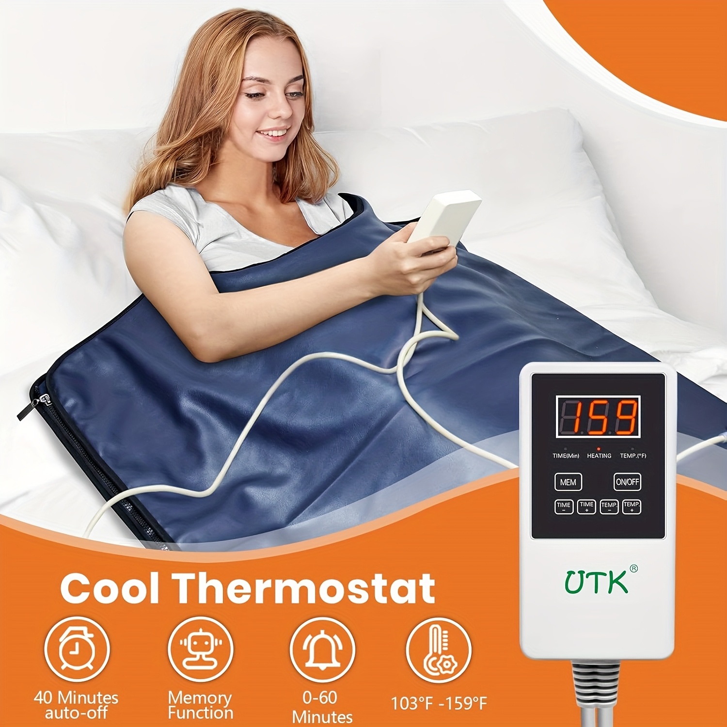 UTK Sauna Blanket Image 2