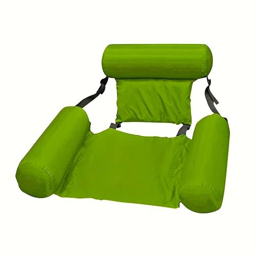 1 luxury high quality inflatable water lounger durable pvc sofa foldable portable raft pool floating bed swimming hammock suitable for beach and outdoor activities floating water mat pool lounger and lake float beach float