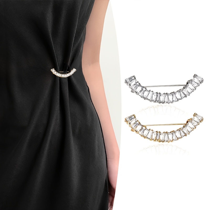1pc botón ajustable de cintura   para pantalones y jeans con estilo, con un diseño desmontable sin costuras para   la cintura,   para prevenir malfuncionamientos de   y     de abrigos y vestidos