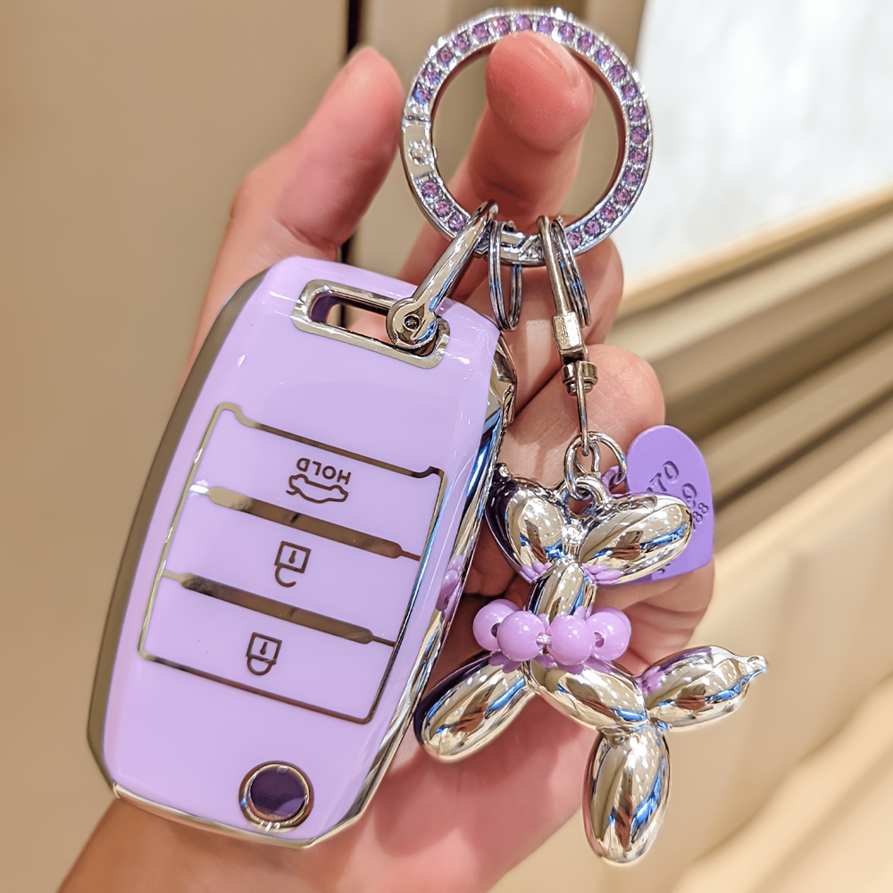 TEMU Suitable For Key Cover With Key Lanyard, Car Key Fob Protector With Key Ring, Suitable For K5 K3/kx3, Suitable For Kx Cross, Suitable For