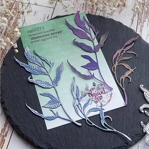 1pc of cute leaf cutting mold leaf embossing mold cutting suitable for holiday decoration paper art knife mold handmade greeting card making diy elegant wedding birthday valentines day cards easter cards