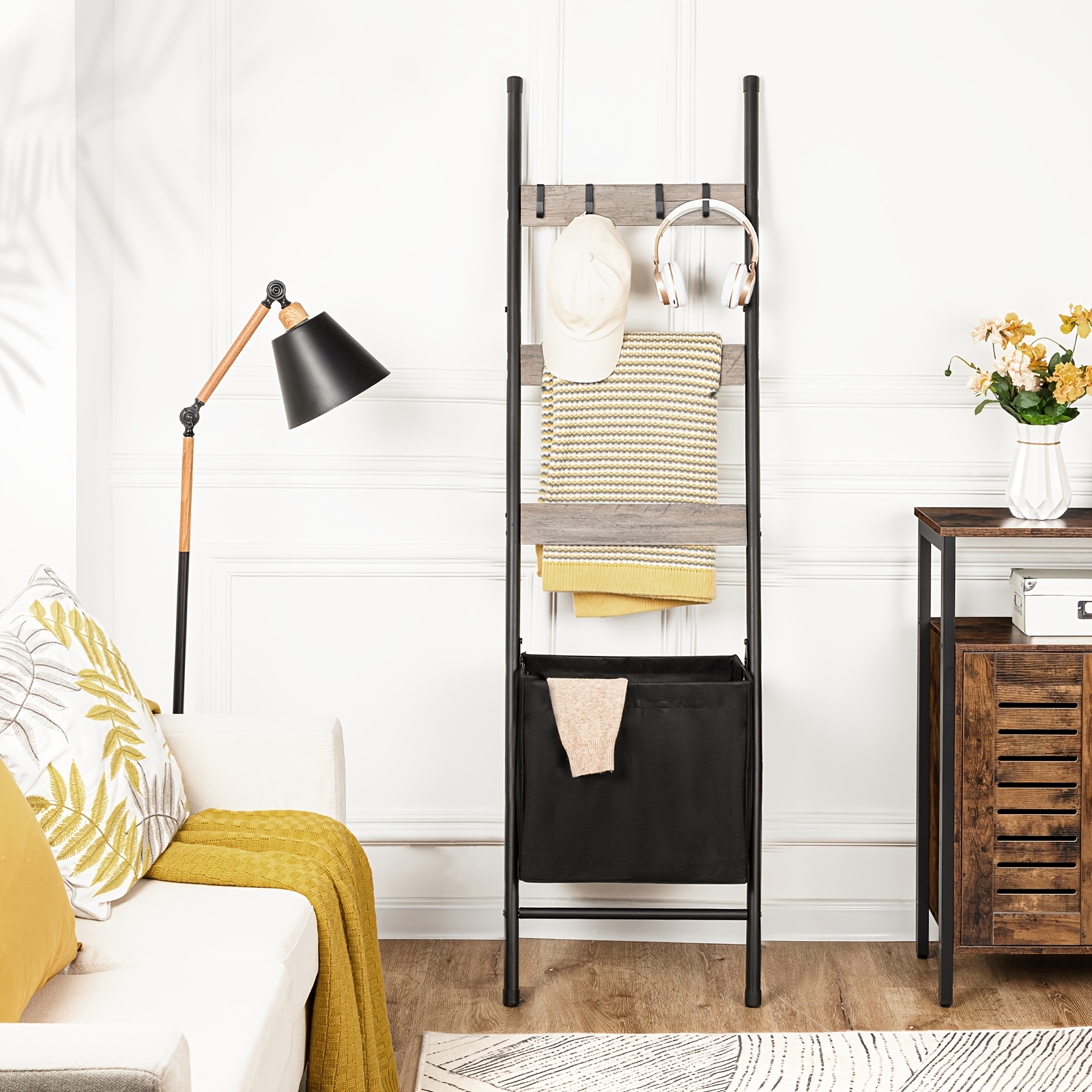 Wayfair Black Metal Blanket Ladder Blanket Holder For Living Room