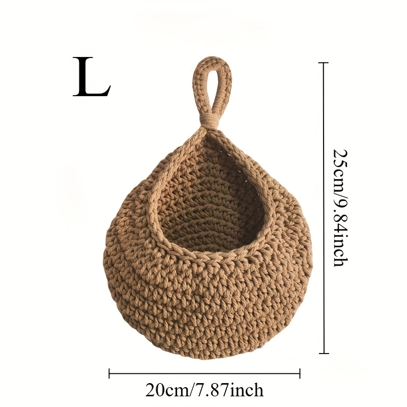 6 Sizes Of Baskets, Bohemian Style Baskets, And Jute Rope Storage Baskets, Suitable For Restaurant Kitchens