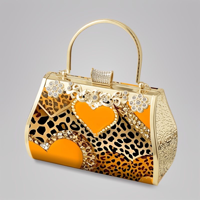 TEMU Women's Handbag, Pattern Fashion Evening Bag, Light Luxury Elegant Clutch, Versatile Small Bag For Weddings, Dates, Parties, Perfect For Evening