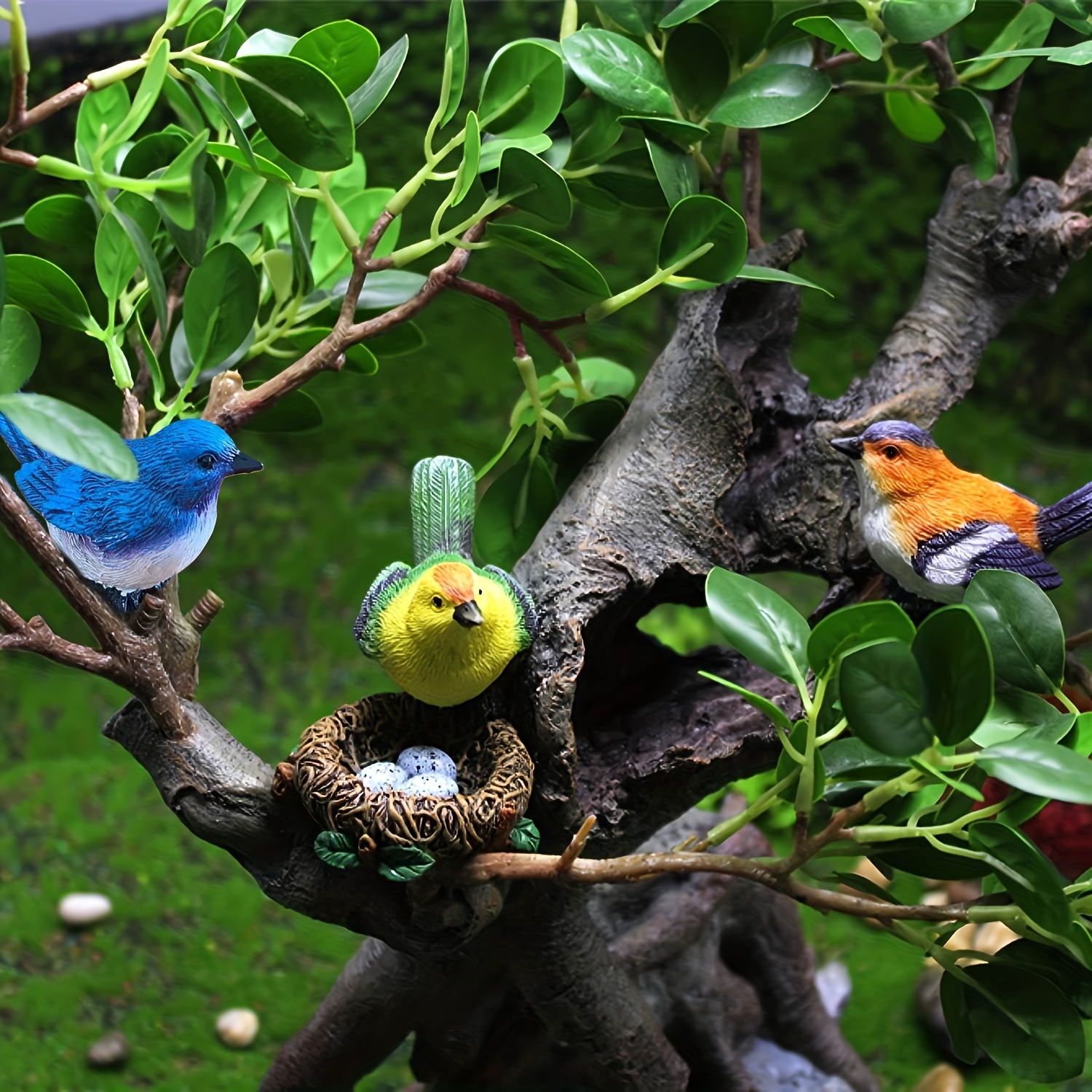 Collection of Mini Garden Birds