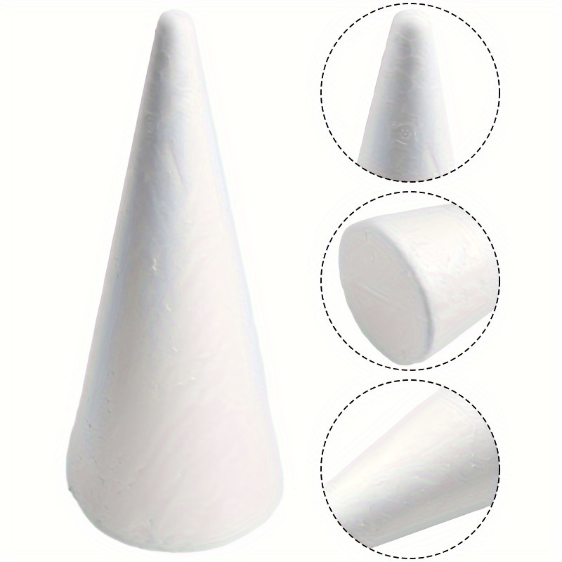 10pcs Foam Cones Painting Crafts Mini Christmas Tree Making Flower Arrangement Base Wedding Party Decor Supplies