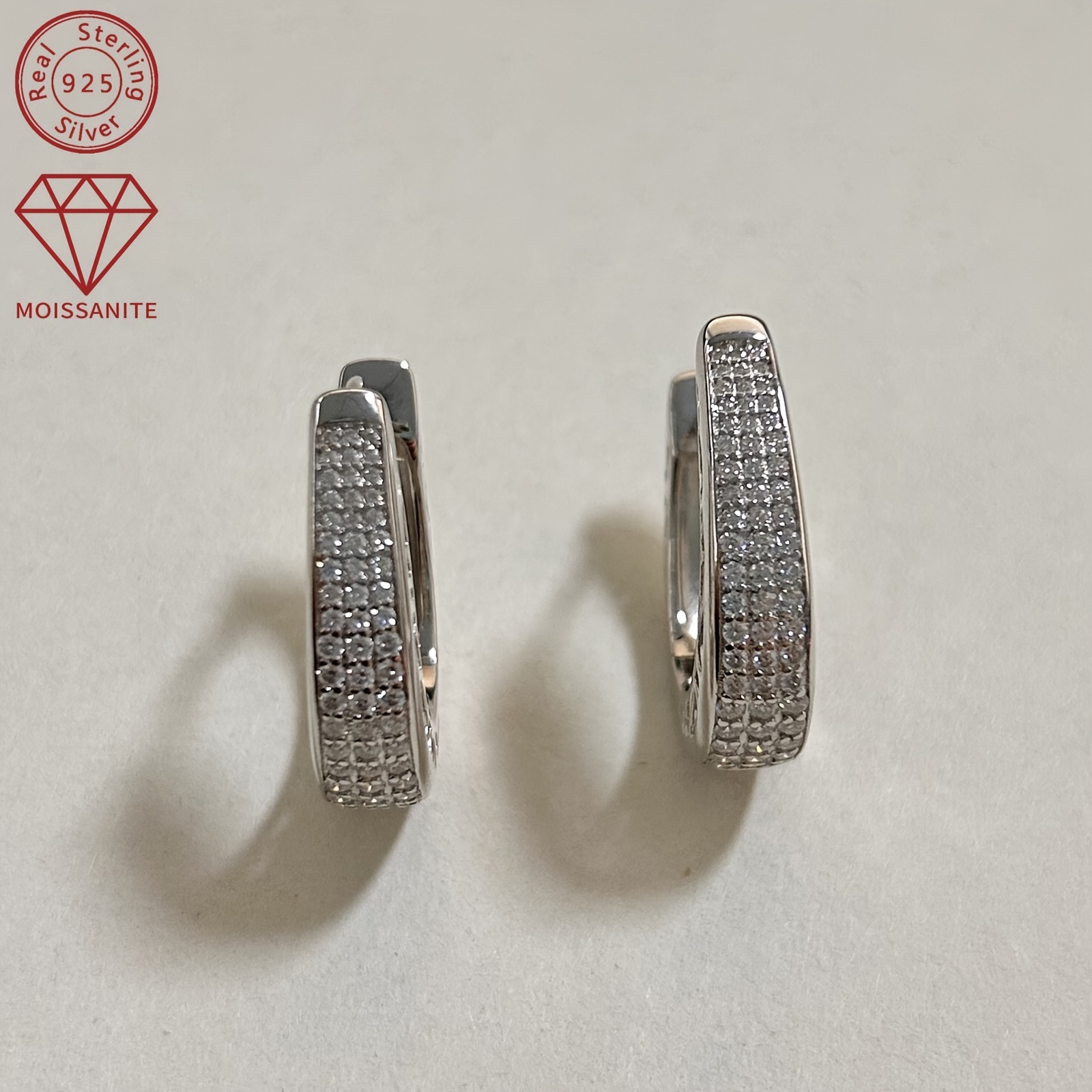 weight 8 03g all moissanite 1 4mm 30pcs 1 2mm 36pcs 1mm 24pcs 0 8mm 30pcs 0 43ct 2pcs 1 pair 925 silvery earrings womens fashion synthetic moissanite earrings delicate pattern moissanite earrings womens ear rings earrings daily silvery jewelry earrings details 8