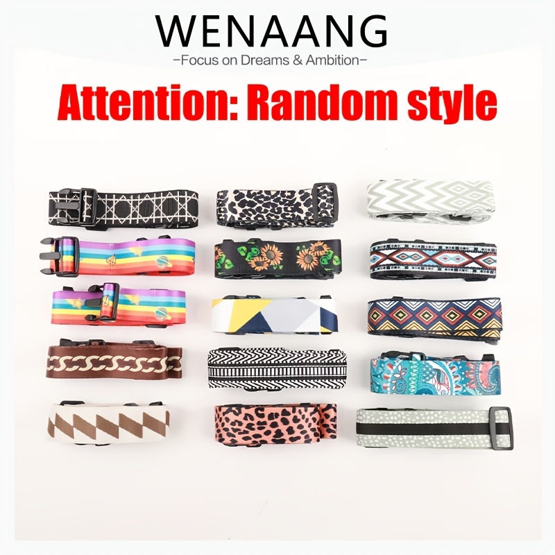 TEMU 1 Pack Nylon Thickening Suitcase Bundled With 1 (applicable To 20 Inches Of ) Attention: The Printing Position Of Is Random
