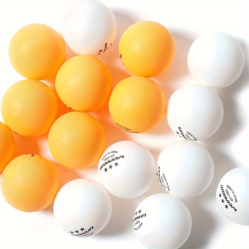 

7pcs Outdoor Training Balls, High Elastic Resistant Training Balls, Straight 4cm Training Balls White, Yellow