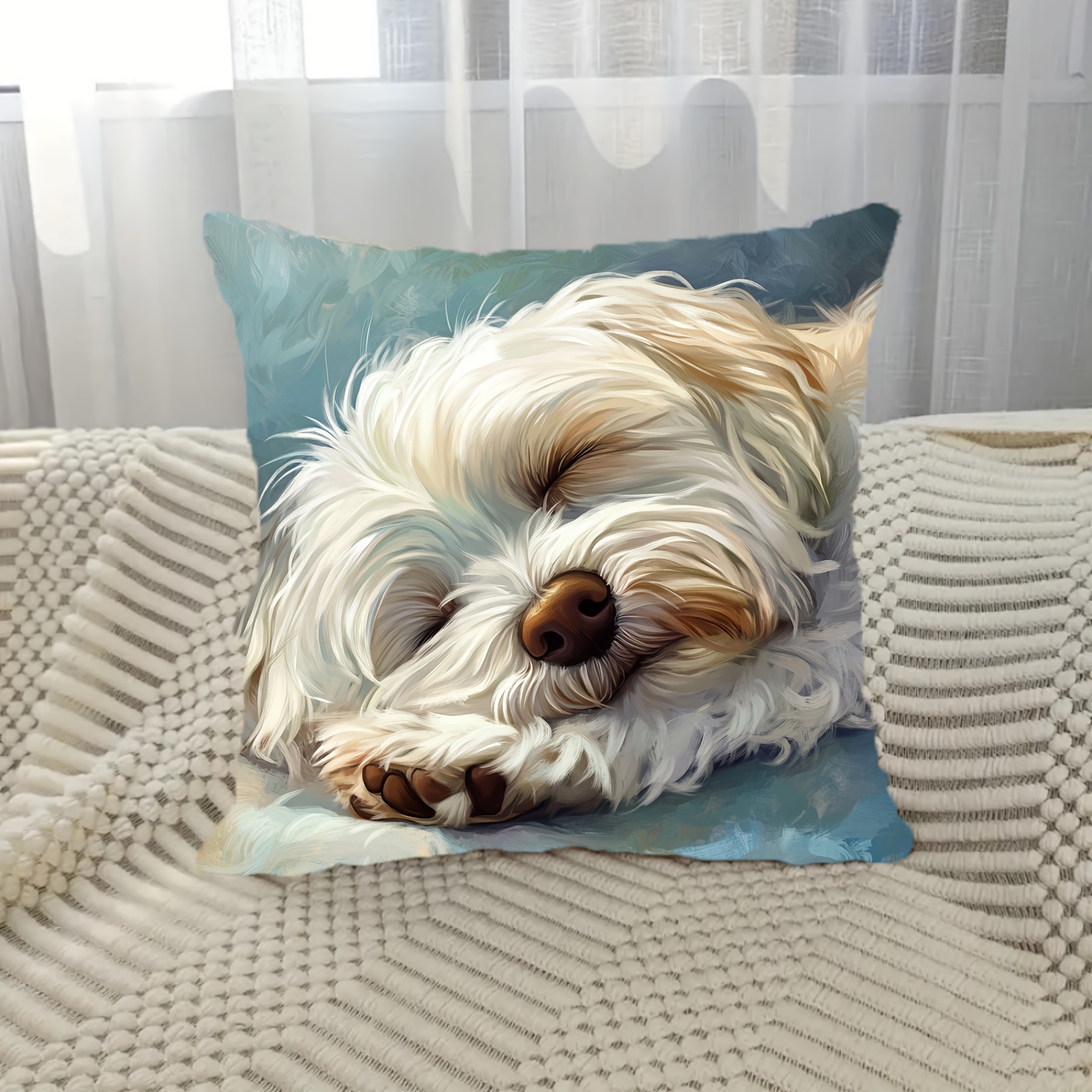 de Almohada con de y Estilo Contemporáneo para Dormir  cm Poliéster Ultra Peluche Corto, Ci