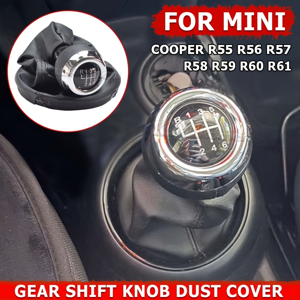 thumbnail image 2 of 6-Speed Shift Knob For Mini Cooper S R55 R56 R57 R58 – Silver Direct Replacement 2 of 6