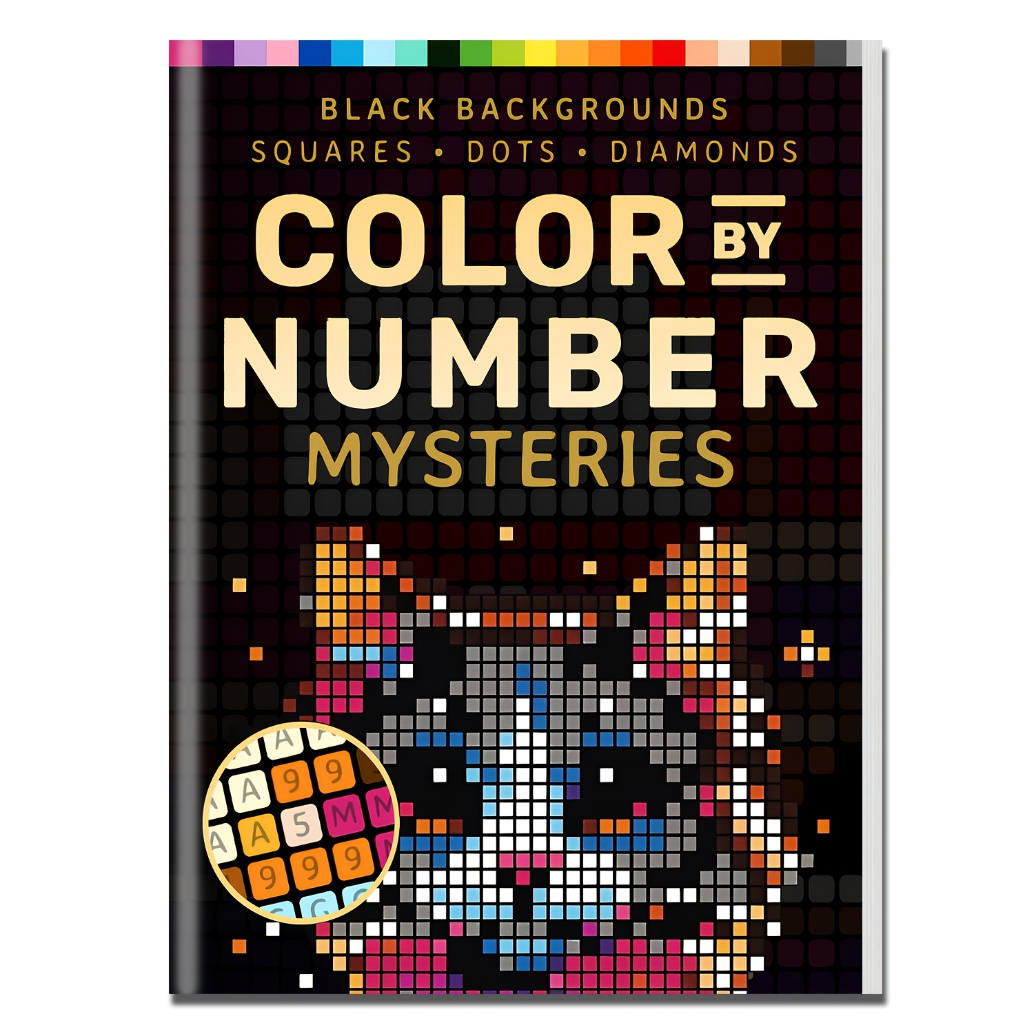 Image of Mystery Mosaic Color By Numbers Book - A Coloring Book For Adults Relaxation And Wonder Adult Pixel Art Coloring, Stress-relief Activity With And Scenes, Gift For Creative Enthusiasts