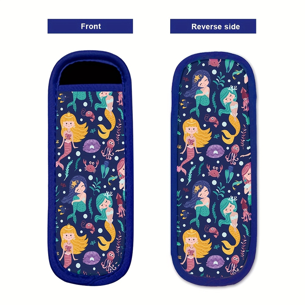 TEMU 2pcs Cute Cartoon Popsicle Holders - Reusable & Washable Ice Pop Sleeves, Summer Treats & Gifts