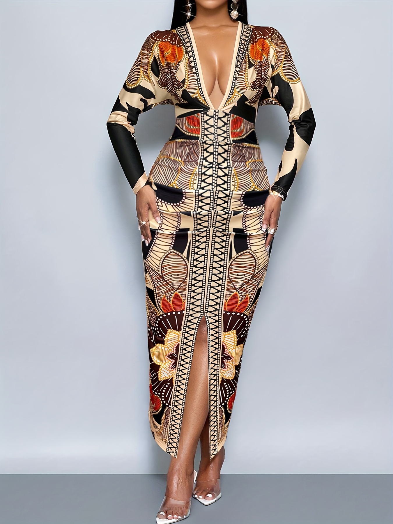 white short sleeve fit and flare dress Stylish African Pantsuit for Women main image 0