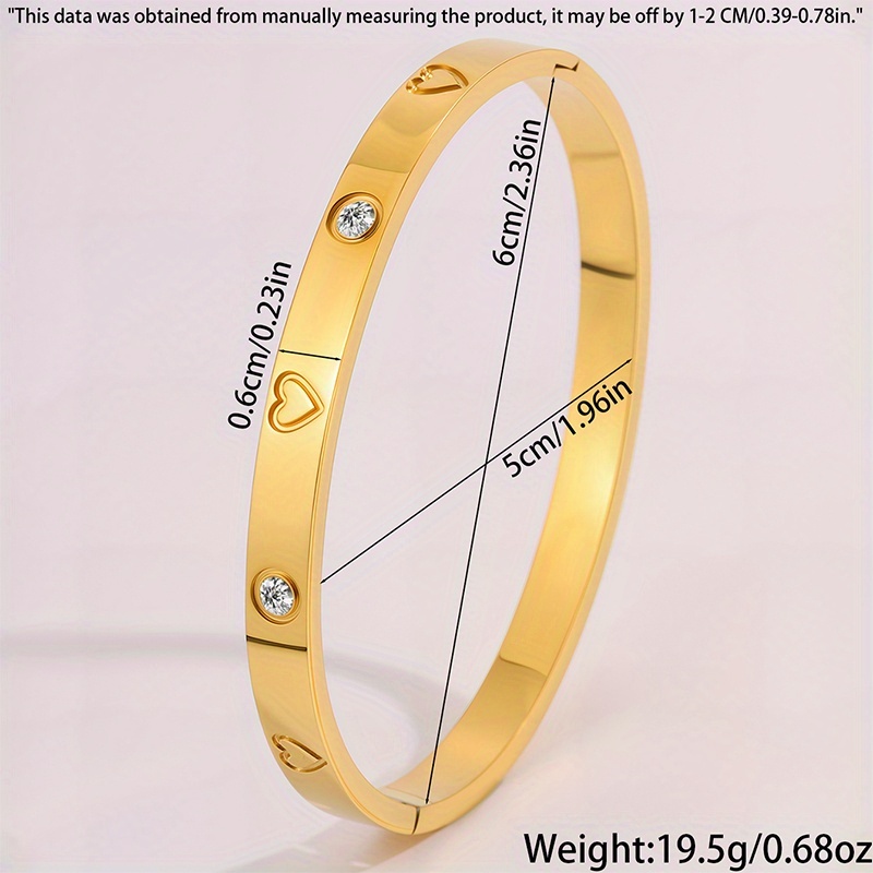 3pcs Vintage Stretch Heart Design Jewelry Set