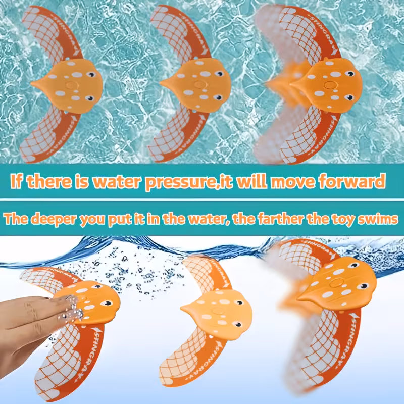 1pc underwater glider swimming training toys self propelled glides underwater adjusting angle results in different gliding performance summer outdoor swimming pool gift for kids teenagers 2