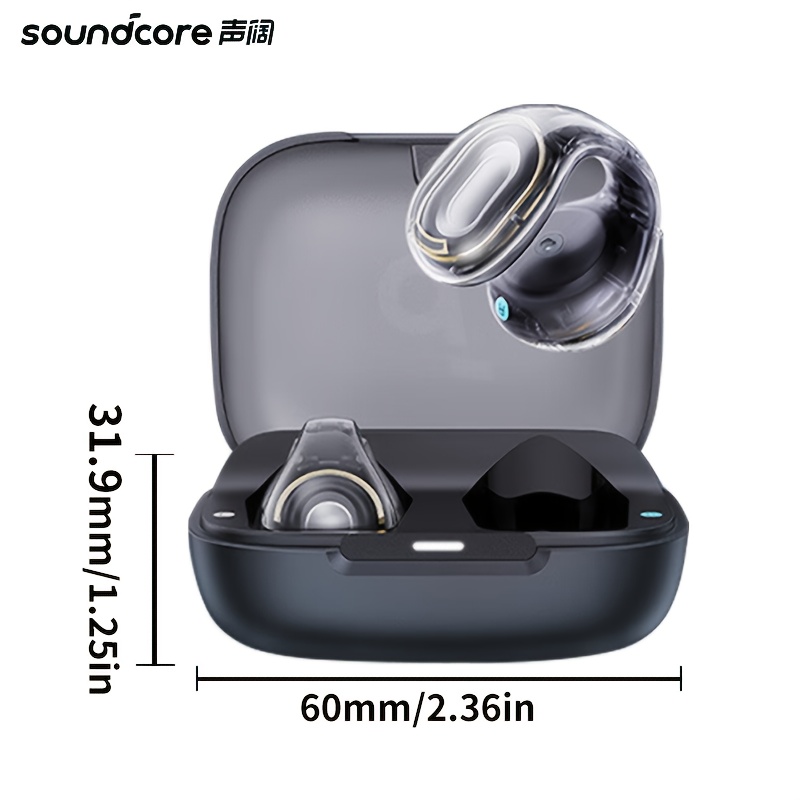 De draadloze oorclip hoofdtelefoon