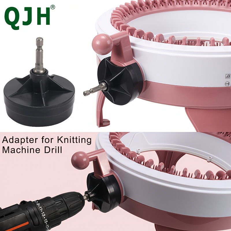 

Knitting Machine Adapter - Fast Automatic Sewing Accessory For 22/40/48 Needle Machines, Compatible With & Qjh Models - In White, Red, Black