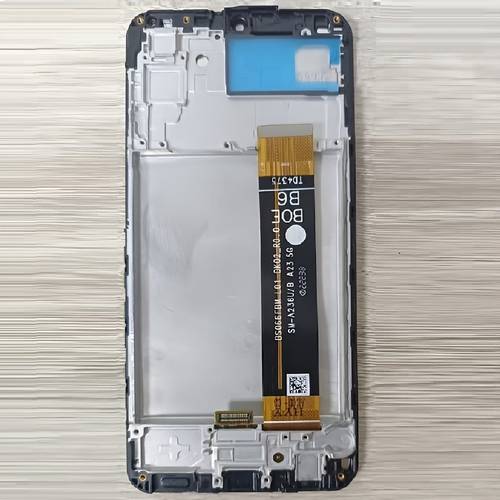 сменный жк-дисплей для samsung galaxy a23 5g с черной рамкой, сенсорный , панель сенсора -a236b a236u