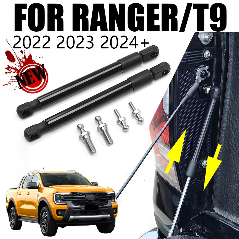 

1pc For Ford Ranger T9 Lift Assist Support Kit, Left Rear Trunk Door Shock Rod, Aluminum Alloy Construction, Compatible With 2022 2023 2024+ Models