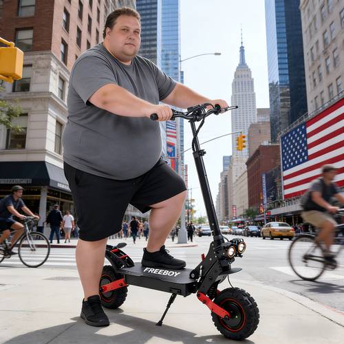 dual motor electric scooter full suspension double disc brake led screen foldable height adjustable front and rear motor all terrains off road scooter electric for teenagers adults