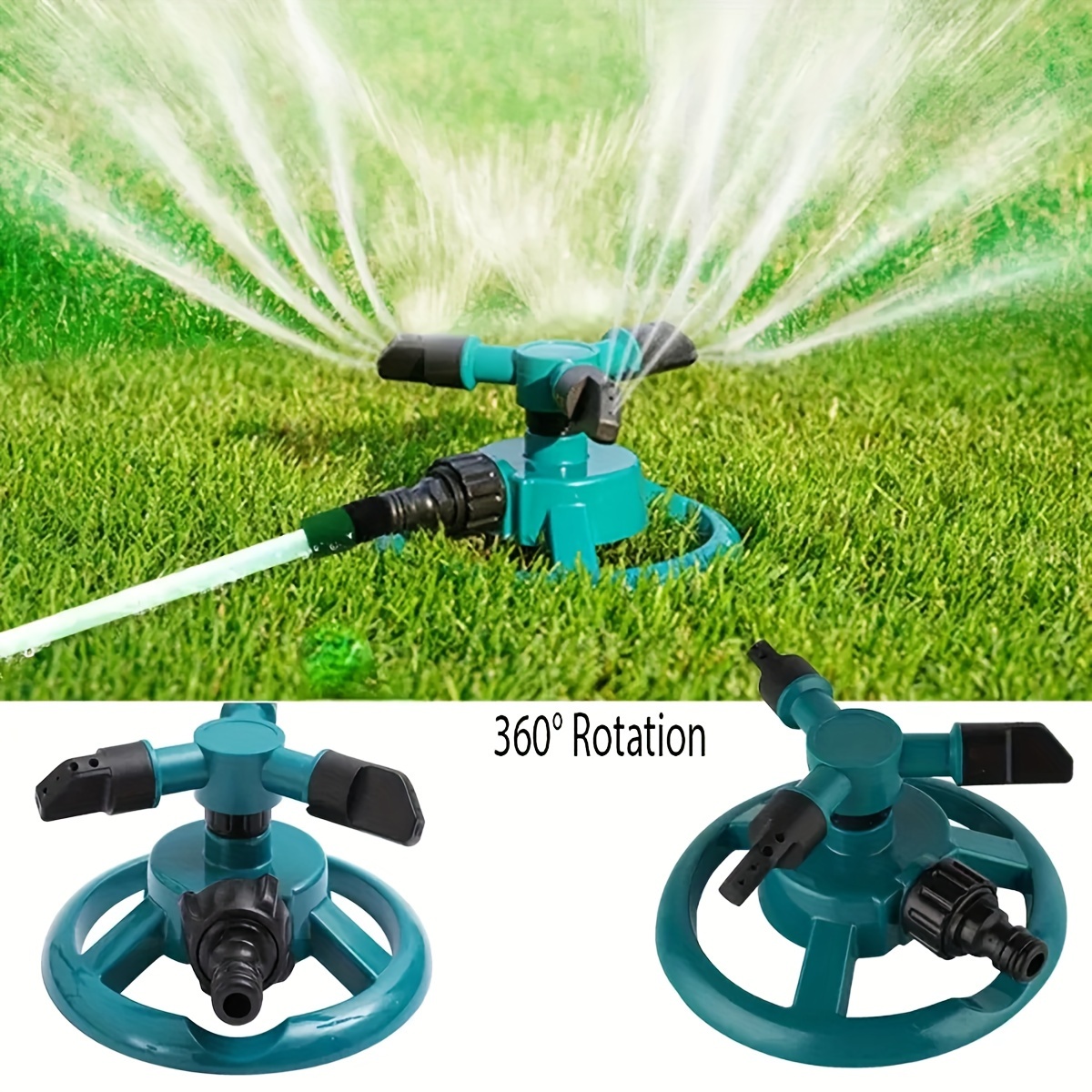 

Set,spray Disc Sprinkler Rotating Sprinkler Hose Garden Supplies Rotating Sprinkler Sports Plant Plastic Garden Sprinkler Garden Tools Sprinkler Sprinkler