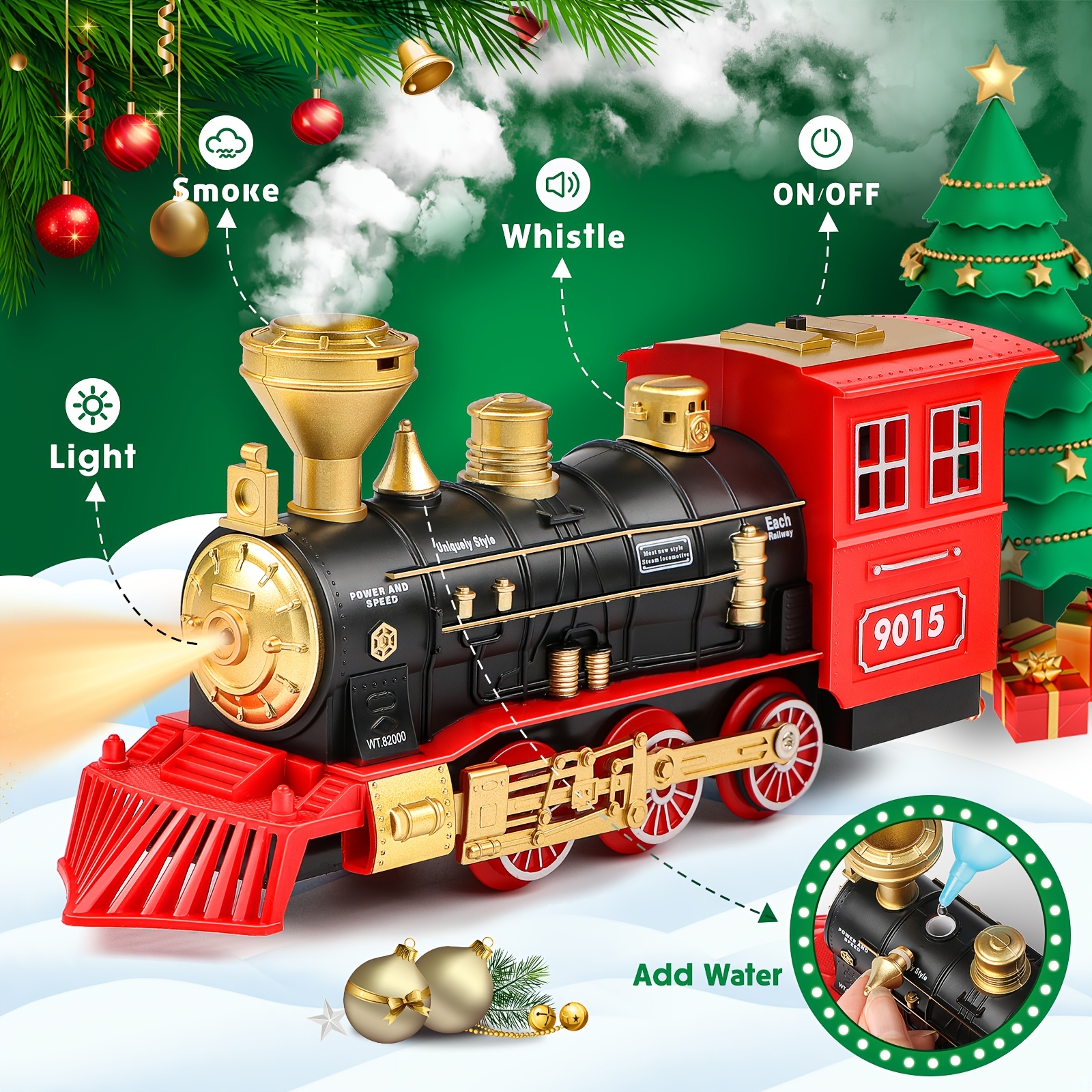 train toys set ages red steam Temu