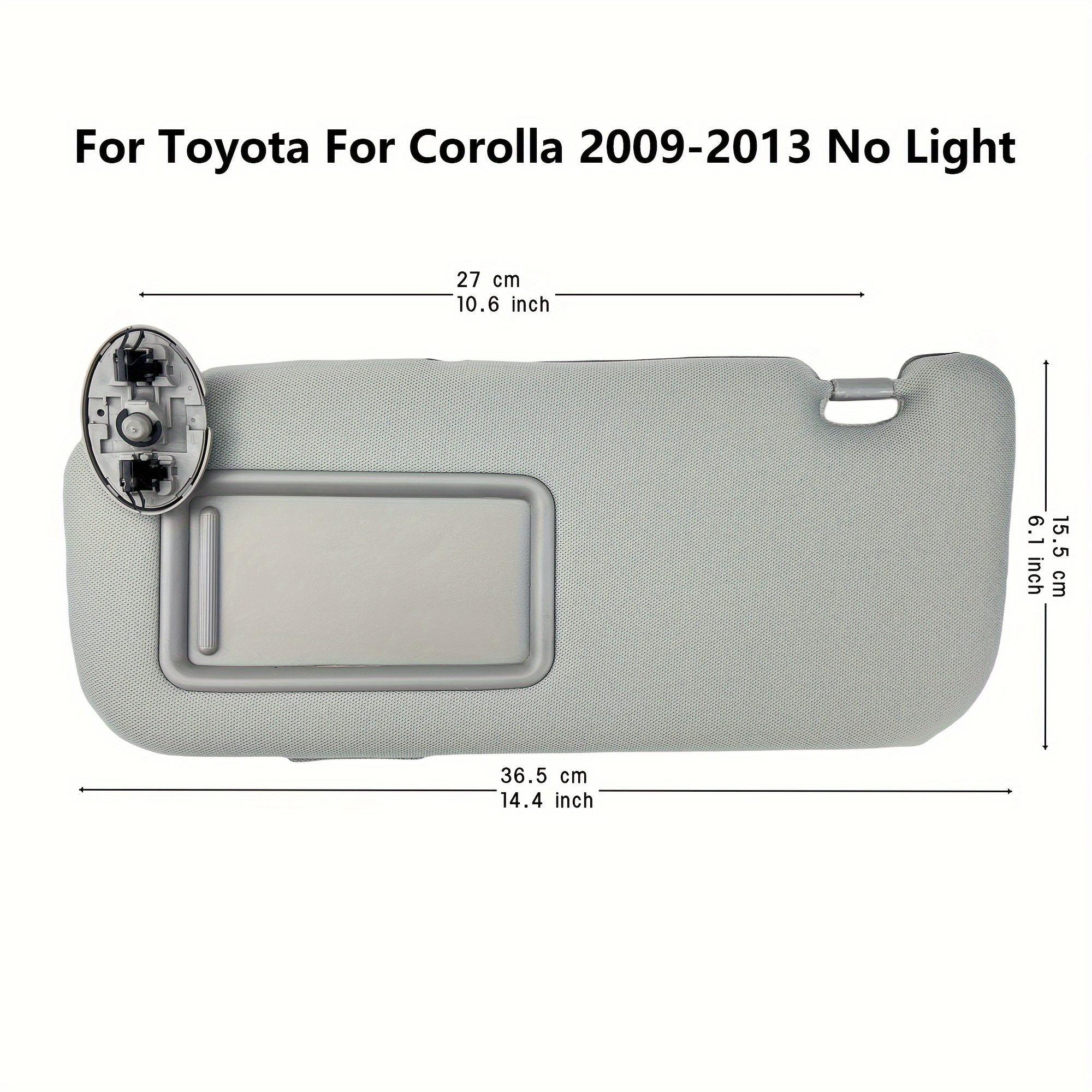 sun visor makeup corolla 2009 2010 2011 2012 Temu