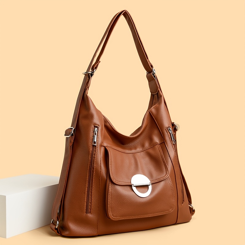 Bolso de Hombro Simple Retro, Bolso de Mano para Vacaciones, Mochila de Viaje Multifuncional