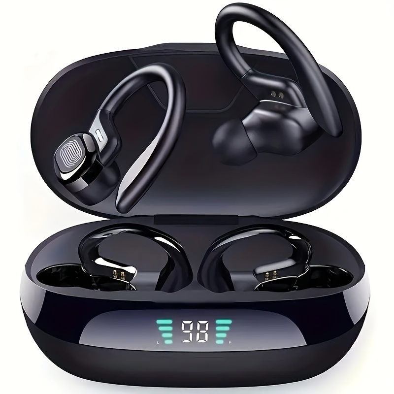 

Ear Bt 5.4 Headphones, Wireless Earbuds Over Earphones -in Mic Ear 24h Ear Buds Led Display Charging , For Running ,