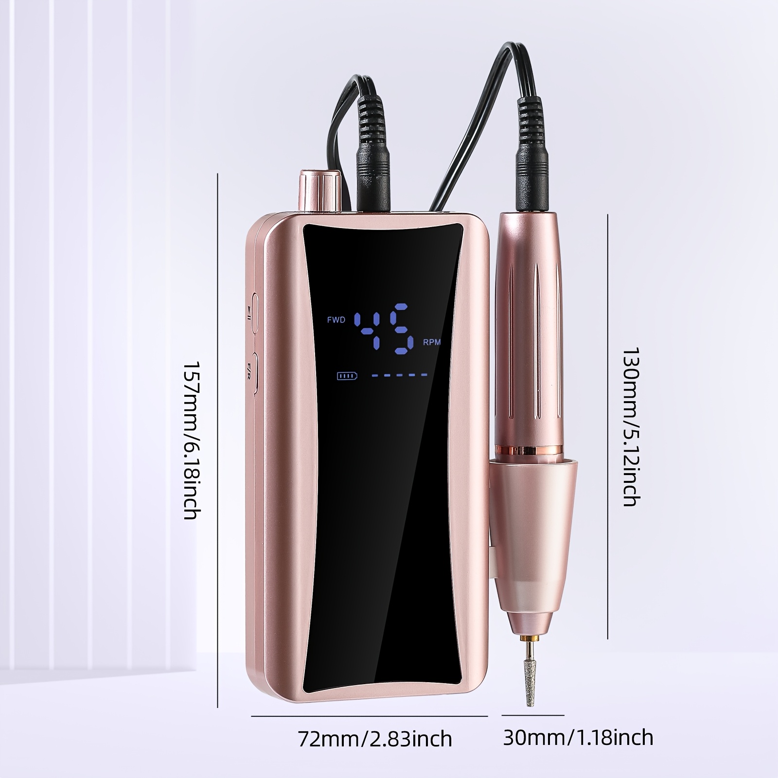 New Portable Nail Drill, Rechargeable USB